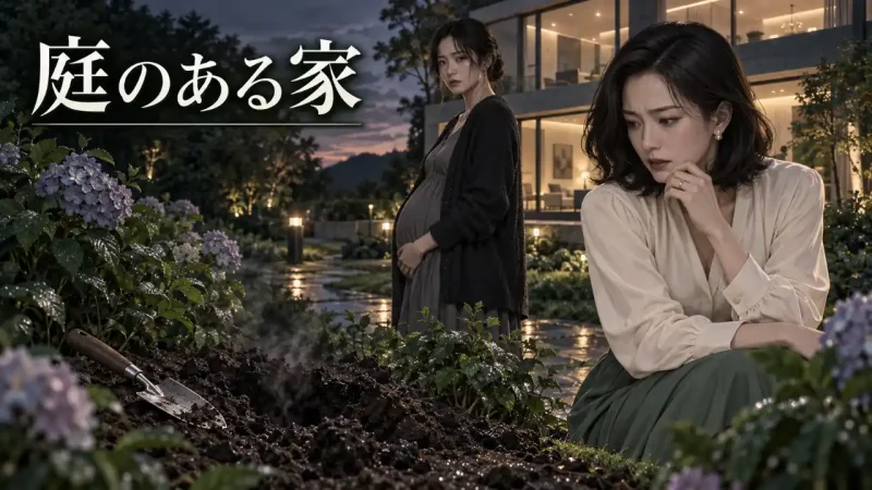 庭のある家